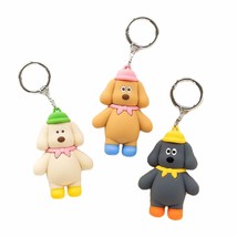 MonagustA Korean Puppy Character Silicone Figure Keyring Keychain Bag Key Holder