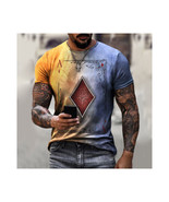Ace of Diamonds   Men's Graphic Print T-Shirt Crew Neck Short Sleeve Fashion Tee - $19.99