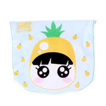 2 Lovely Pineapple Baby Cotton Gauze Towel Wipe Sweat Absorbent Cloth Mat Towels