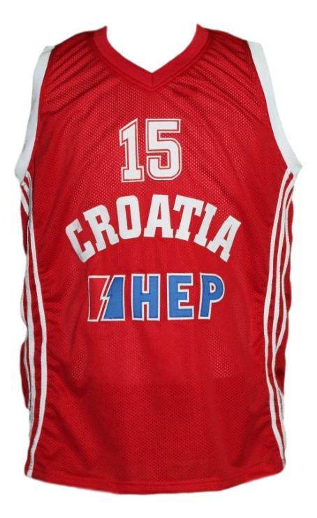 Dario saric croatia basketball jersey red   1