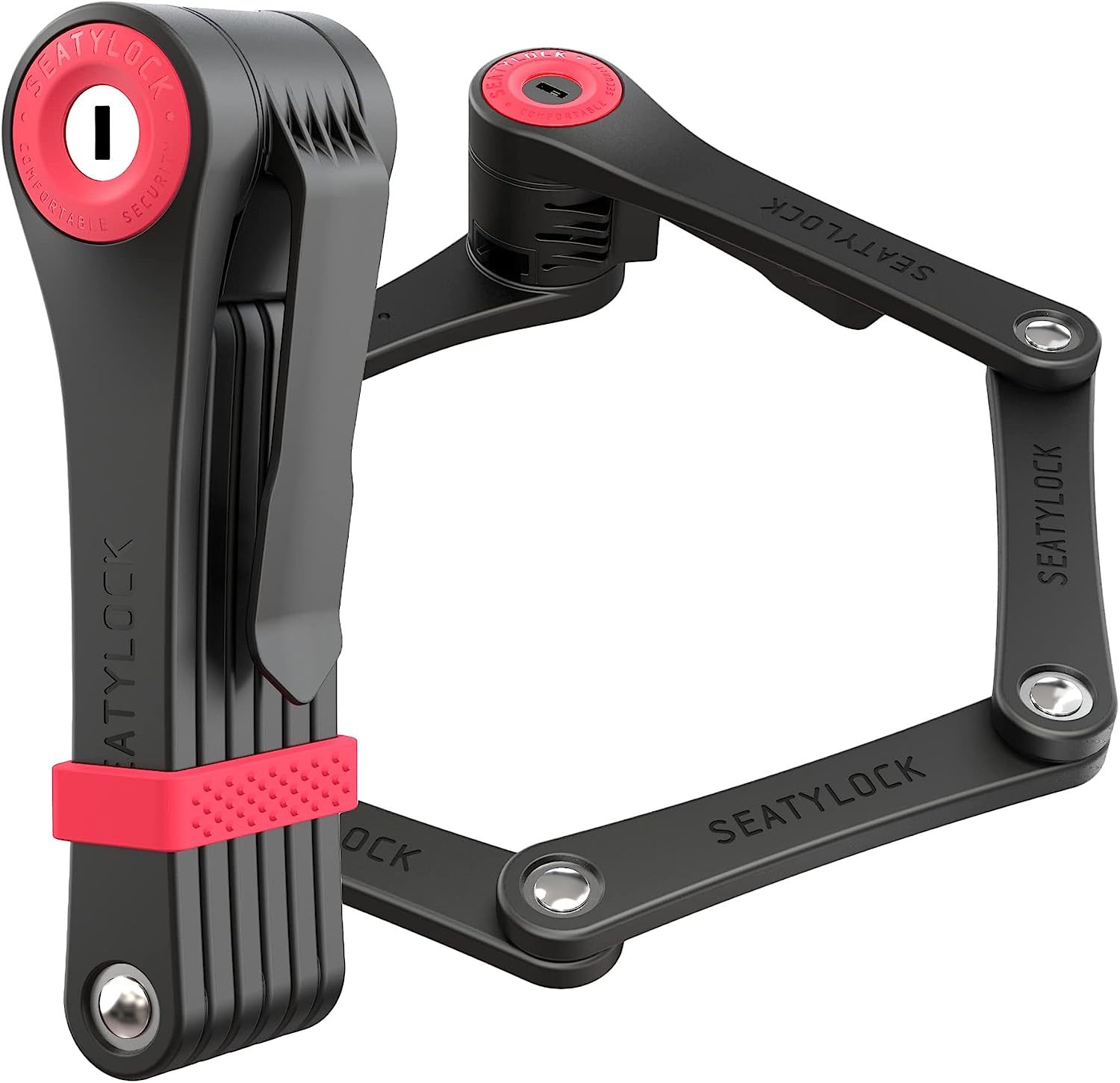 ROCKBROS Folding Bike Lock with Mounting Bracket 4-Digit Foldable