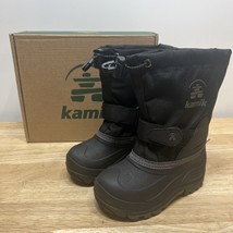 Brand New Kamik Waterbug 5 Snow Boots Grey / Black Size 9 Kids Toddler - $34.16