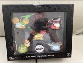 Disney Parks Peter Pan Ears Hat Ornament Set of 5 NEW LE