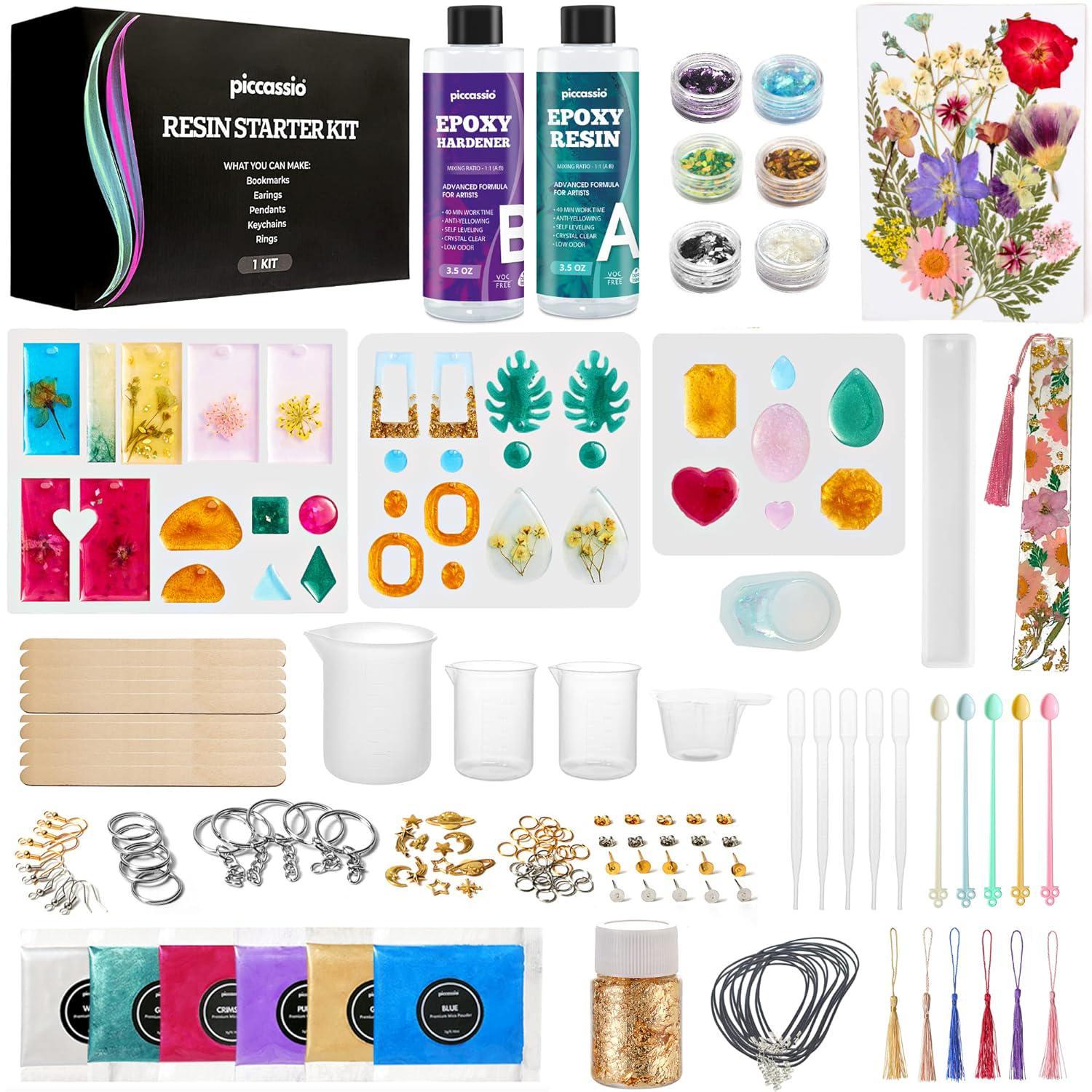Zoncolor Epoxy Resin Silicone Molds Starter Kit - All in One