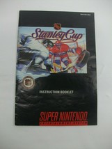 NHL Stanley Cup Hockey SNES Super Nintendo VTG Video Game Booklet Manual ONLY - $7.96