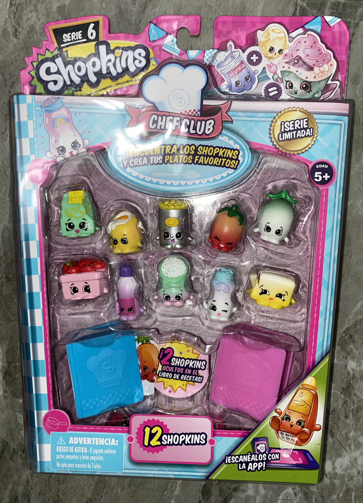 Shopkins - 12-Pack SEASON 6 Chef Club 2016 Limited Season Shopkin ...