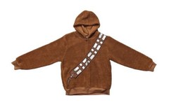 Star Wars &quot;I Am Chewie Chewbacca&quot; Cosplay Furry Hoodie Faux Fur Jacket L... - $28.50