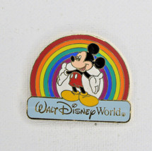 Disney 2002 Walt Disney World Mickey Mouse Inside Colorful Circle Pin#12142 - $10.95