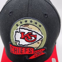 New Era Kansas City Chiefs Black/Red 2022 Salute To Service Flex Hat Sz ... - $24.11