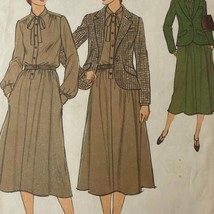 1978 Simplicity 8788 Misses Jacket Dress 10 - 16 Cotton Linen Wool Silk - $19.96