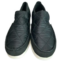 Mens 13 Sperry Moc-Sider Nylon Slip-On Black Synthetic Shoes STS23793 - $44.54