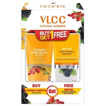 Detergente viso antiabbronzatura VLCC | Curcuma & Berberis | 150 ml + 150... - $17.18