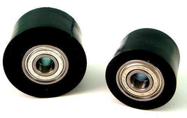 Fir Black Top & Bottom Chain Roller Set 32mm & 38mm Yamaha YZ125 YZ250 - $29.29