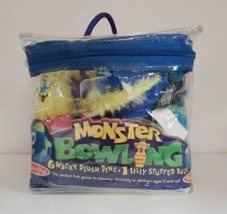 Melissa & Doug Monster Bowling Fluffy Plush Monsters with BAG Soft Toys - $8.60