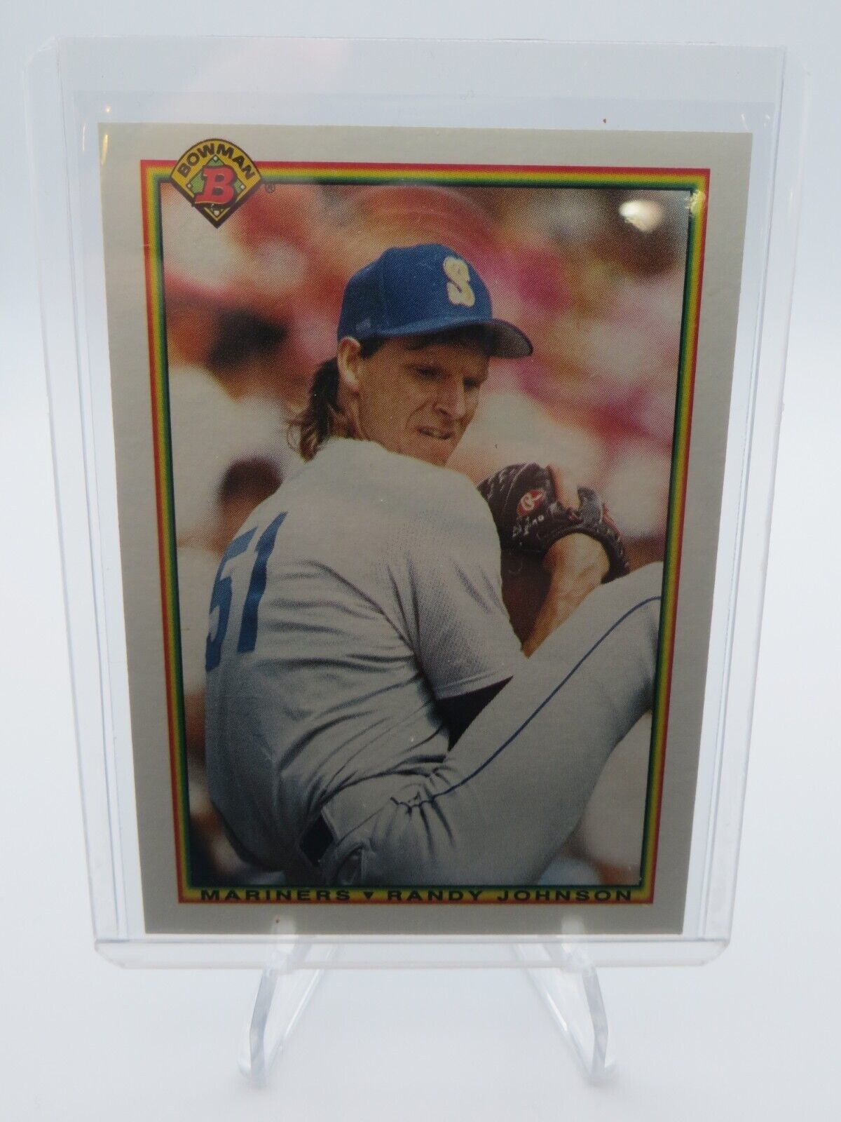 1990 Bowman Randy Johnson Seattle Mariners #468 - $1.99
