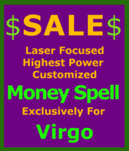 Gaia Wealth Spell Billionaire Prosperity Customized Magick 4 Virgo Money  - $129.50