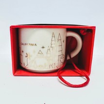 Starbucks California Coffee Mug Christmas Ornament You are here White Go... - $27.72