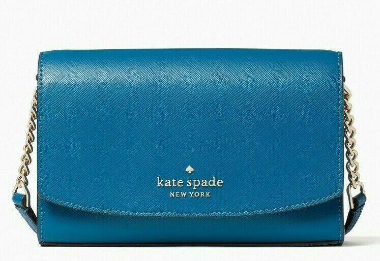 NWT Kate Spade New York Staci Small Flap Leather Crossbody in Warm