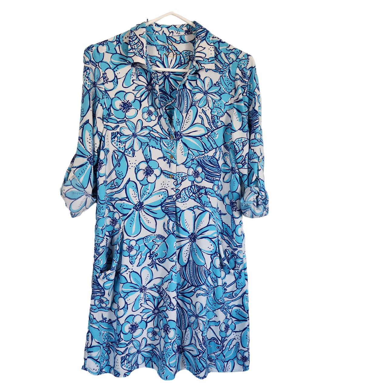 Jersey Paisley Shift Dress