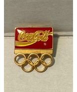 Coca Cola USA Olympic Rings Souvenir Collectable  Hat / Lapel Barcelona ... - $7.91