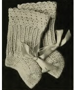 Infant&#39;s Crocheted Bootees 4 Vintage Crochet Pattern for Baby Shoes PDF ... - $2.50