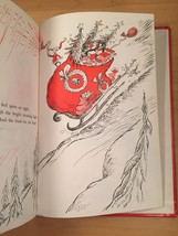 Vintage "How the Grinch Stole Christmas" red hardcover childrens book image 8