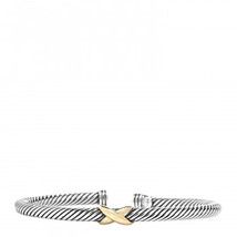 David Yurman X Bracelet With Gold   - $195.00