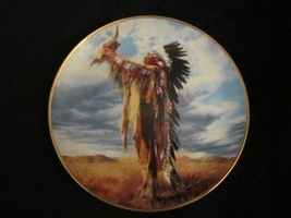 PRAYER TO THE GREAT SPIRIT collector plate PAUL CALLE Native Chief - $19.99