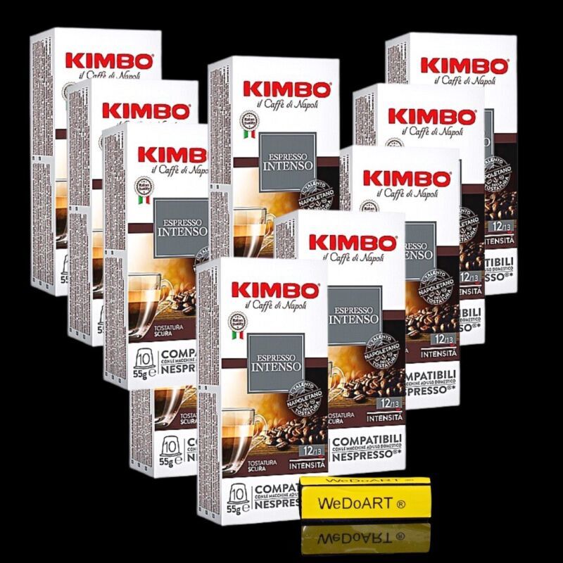 KIMBO Eespresso INTENSO 100 capsules Italian and 26 similar items