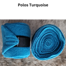 Roma All Purpose Horse Saddle Pad and Set of 4 Polos Turquoise USED image 8