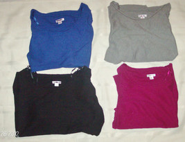 Womans Xhilartion Blouse/Top Blue  Red  Black  Gray Sizes XS or Sor  M o... - $9.79