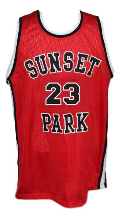 Busy bee  23  sunset park movie basketball jersey red   1
