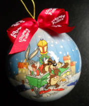 Matrix Christmas Ornament 1995 Looney Tunes Bugs Bunny and Taz Caroling Boxed - $6.99