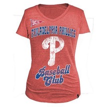 MLB Woman&#39;s Phillies Club Short Sleeve Tee L  - $18.99