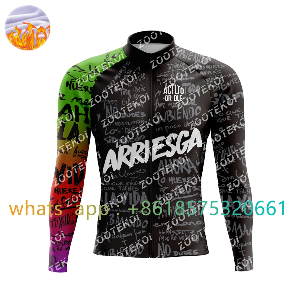 2024 Ropa Ciclismo Hombre Invierno Winter Thermal Fleece Cycling Clothing  Top Cycling Jersey Sport Bike MTB