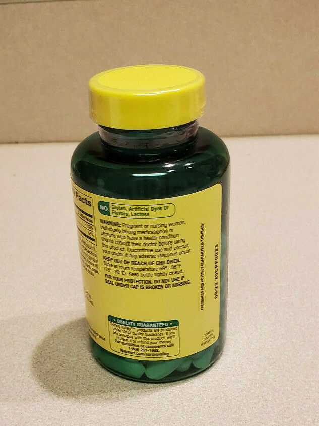 Spring Valley Calcium 600 mg Plus Vitamin D3 20 mcg 100 Coated Tablets
