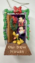Disney Our New House Christmas Ornament Micky &amp; Minnie &amp; Goofy - $17.77