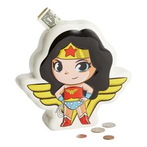 Wonder Woman Coin Money Bank DC Comics Superhero 7.5" High Dolomite Gift