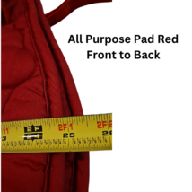 All Purpose English Saddle Pad Red with Pair of Red Polos USED image 6