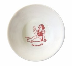 Vintage Vitrock Snow White and Dwarfs cereal bowl RARE - $233.53