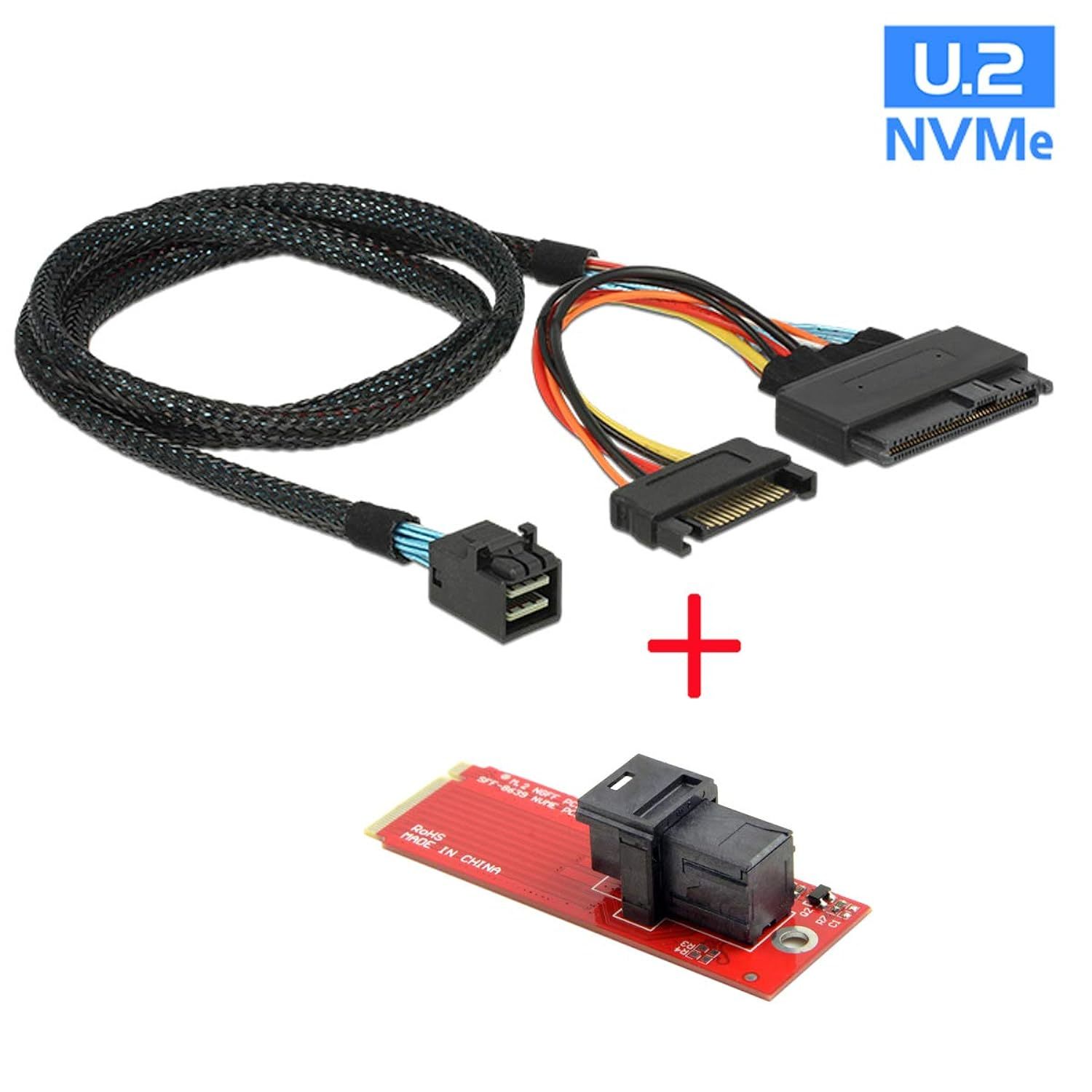 Cy M.2 To U.2 U2 Kit Sff-8639 Nvme Pcie Ssd Adapter & Cable For ...