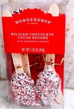 Target Wondershop Belgian Chocolate Cocoa Spoons W/ Peppermint Crunch:1.5oz - $15.83