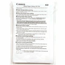 Canon Photo Paper Glossy GP-701 4&quot; x 6&quot; NEW Sealed - $7.42