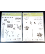 Set of 2 Stampin Up Painted Pedals and Sale-A Bration Avant-Garden - $29.69