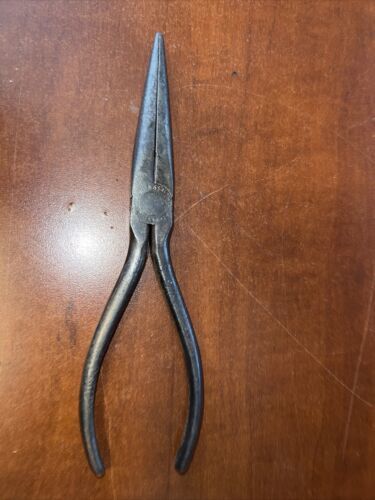 Craftsman 45082 WF Long Needle Nose Pliers w/ Side Cutters 8 USA VTG
