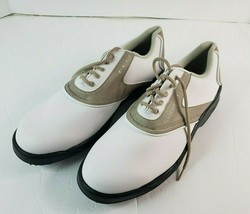 Womens FootJoy GreenJoys 48401 Synthetic Leather Golf Shoes White Sz 9 M - $39.59