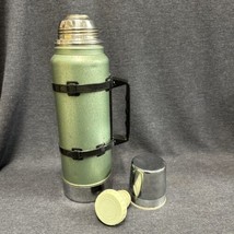 Vintage Stanley Aladdin Green Vacuum Bottle Thermos A-944DH 1 Quart Made in  USA