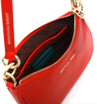 Montana West Genuine Leather Clutch Crossbody Purse Handbag Red image 5