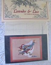 NEW SEALED Lavender &amp; Lace Victorian Angel Angel of Light Cross Stitch P... - $9.99