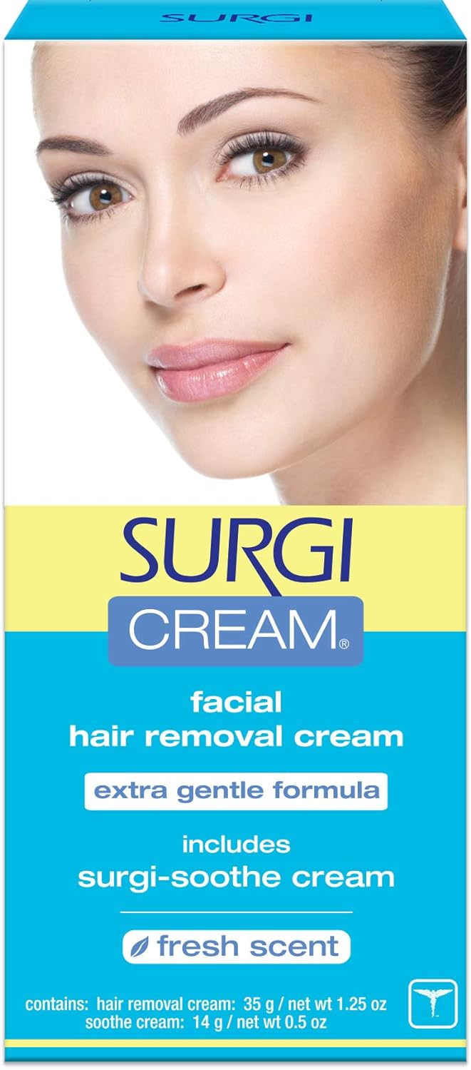 Surgi Cream Body Hair Removal Cream, 2 Oz. Surgi